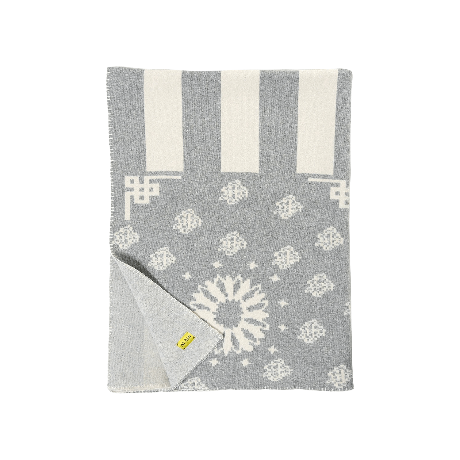 A_BLANKET FLAG GREY - Al Ain Académie