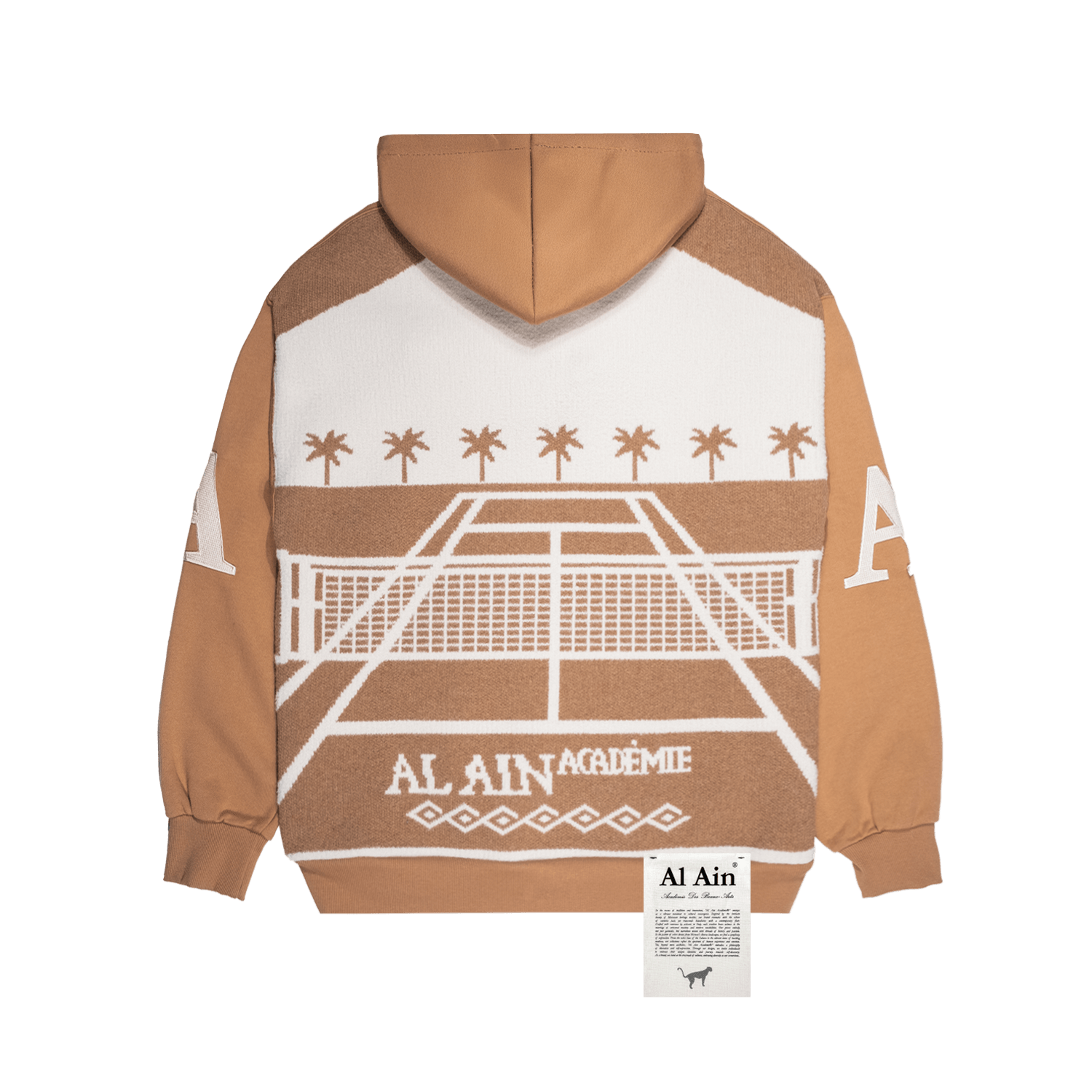 HOODIE COURT_DOS EN LAINE
