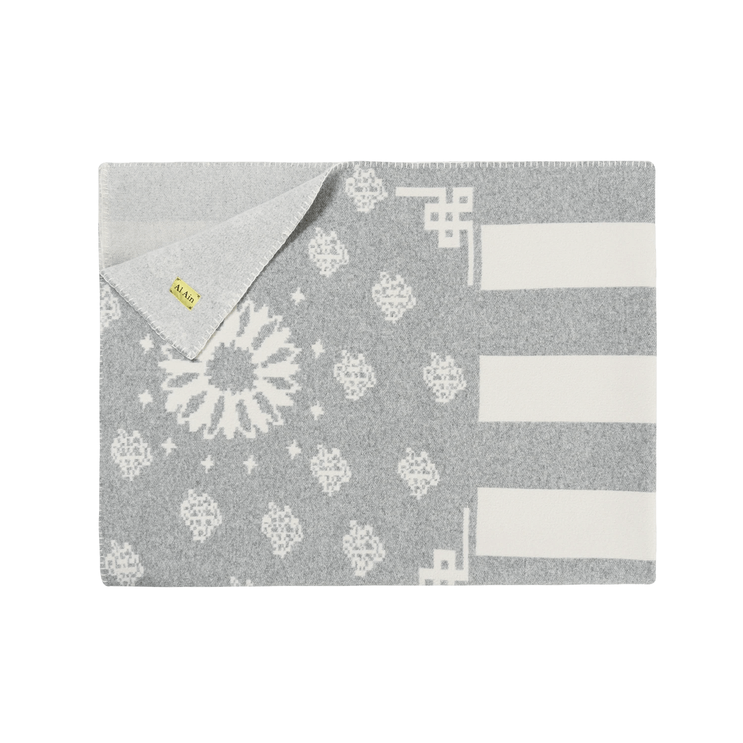 A_BLANKET FLAG GREY - Al Ain Académie