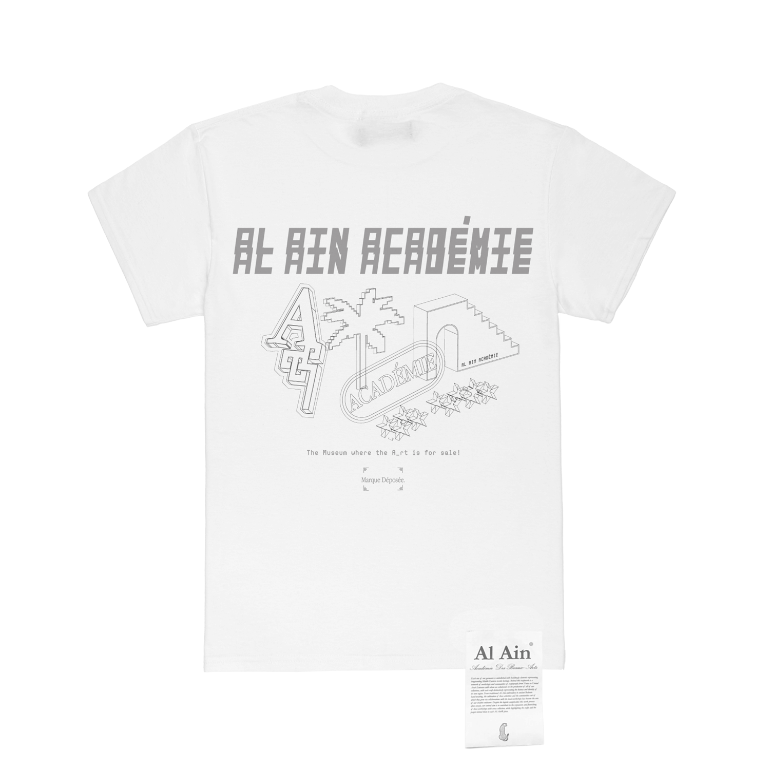 ACADÉMIE OBJECTS_TEE WHITE - Al Ain Académie