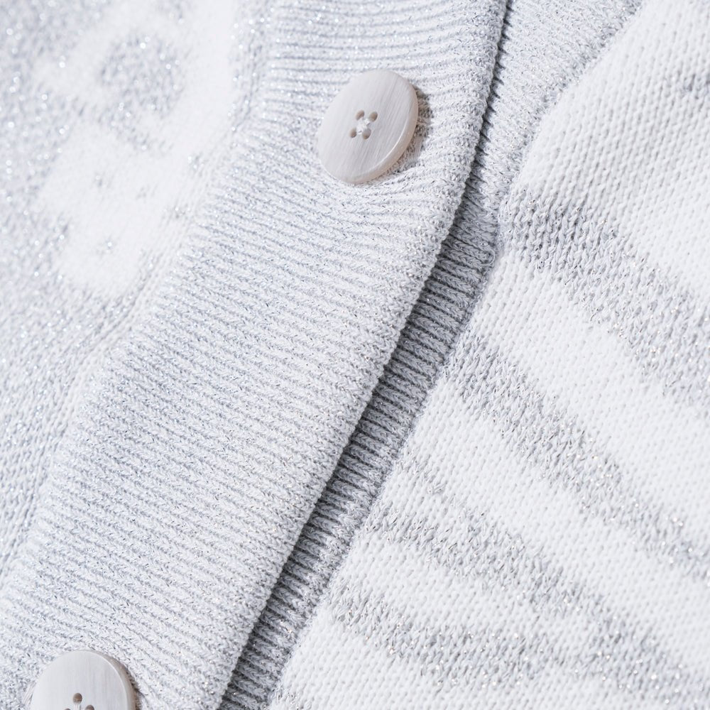 CARDIGAN ANIMALIER_SILVER - Al Ain Académie
