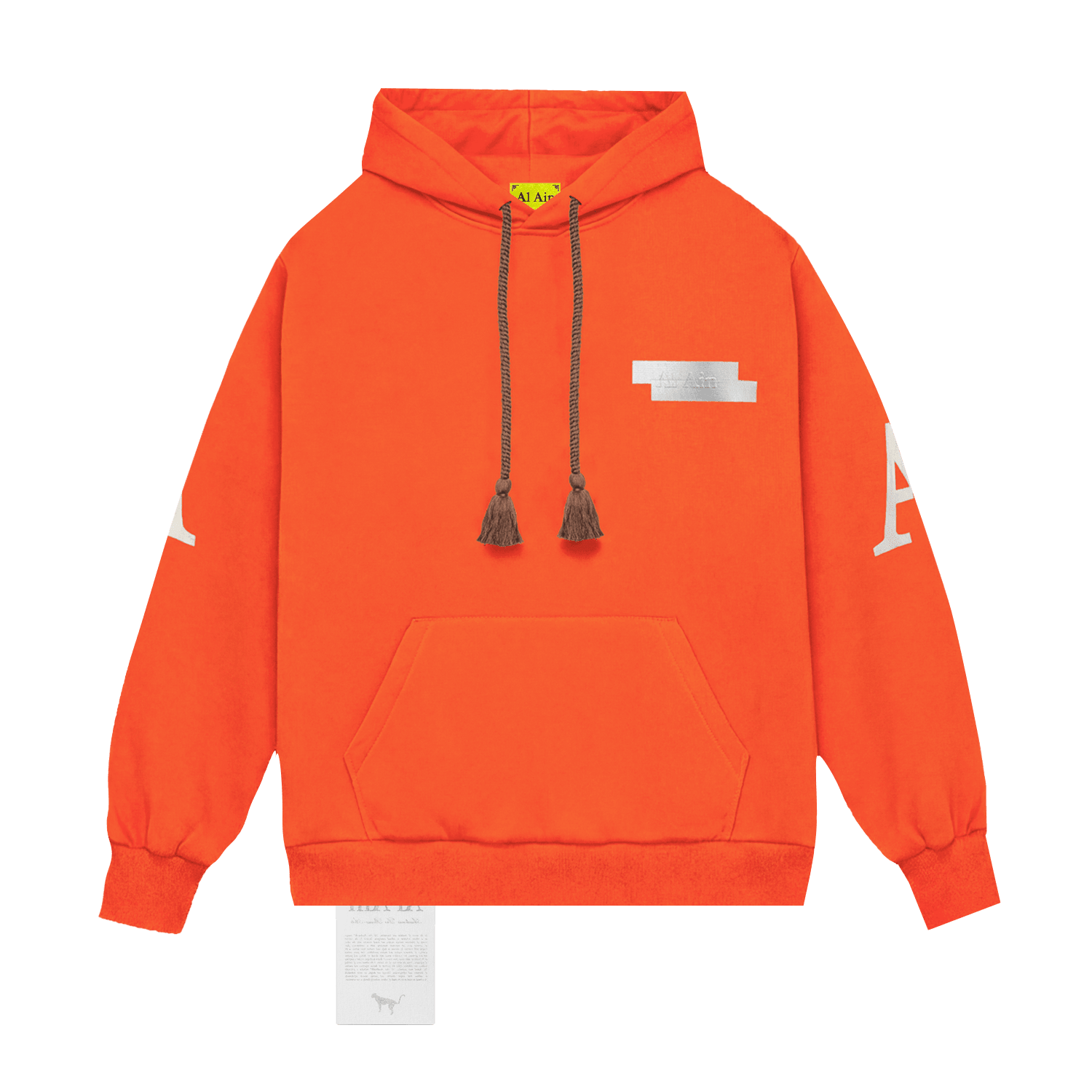 HOODIE GIRAFFES_ORANGE - Al Ain Académie