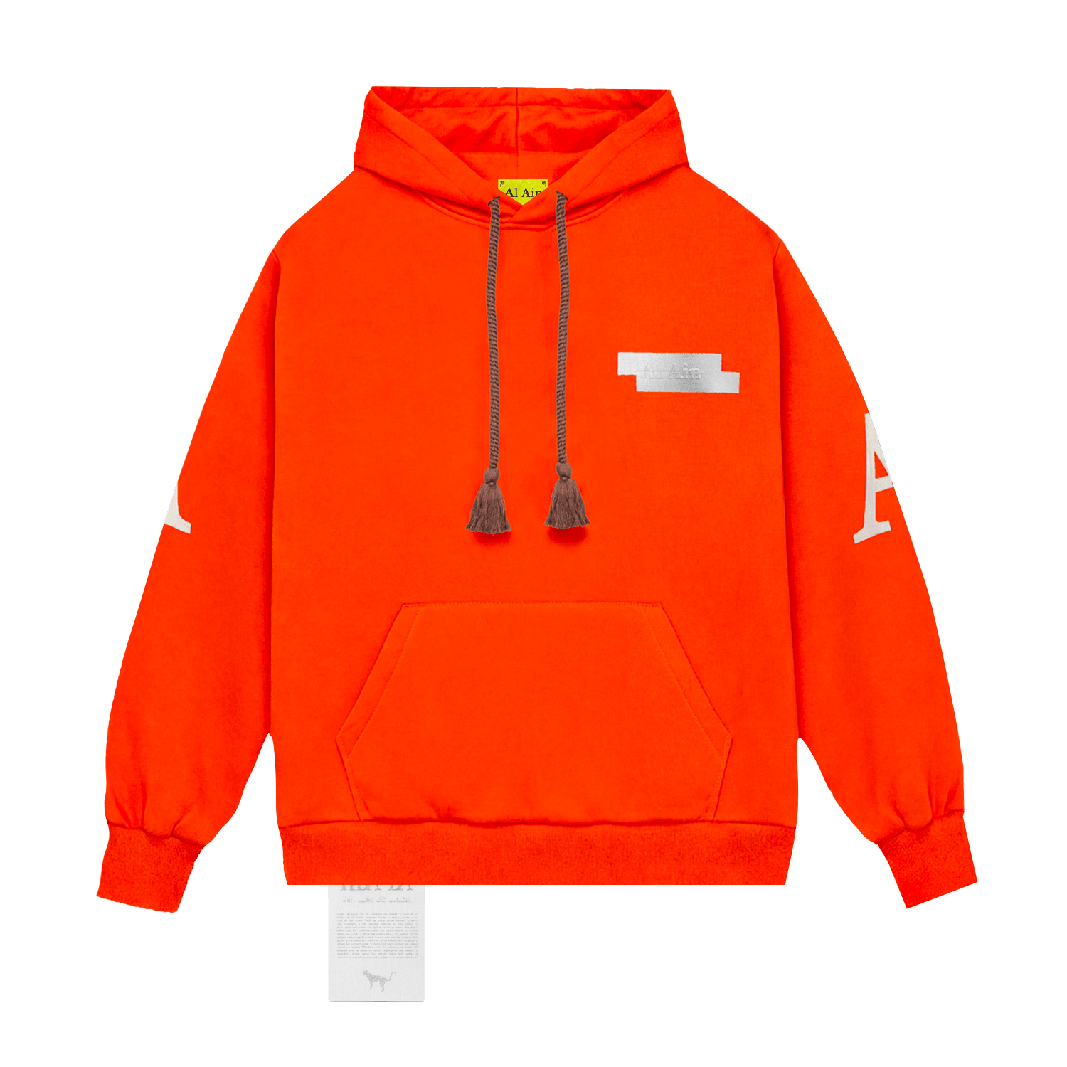 HOODIE GIRAFFES_ORANGE - Al Ain Académie