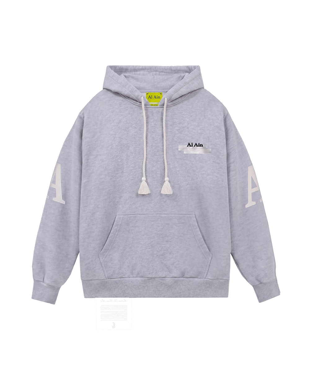 HOODIE JENIN_GREY - Al Ain Académie