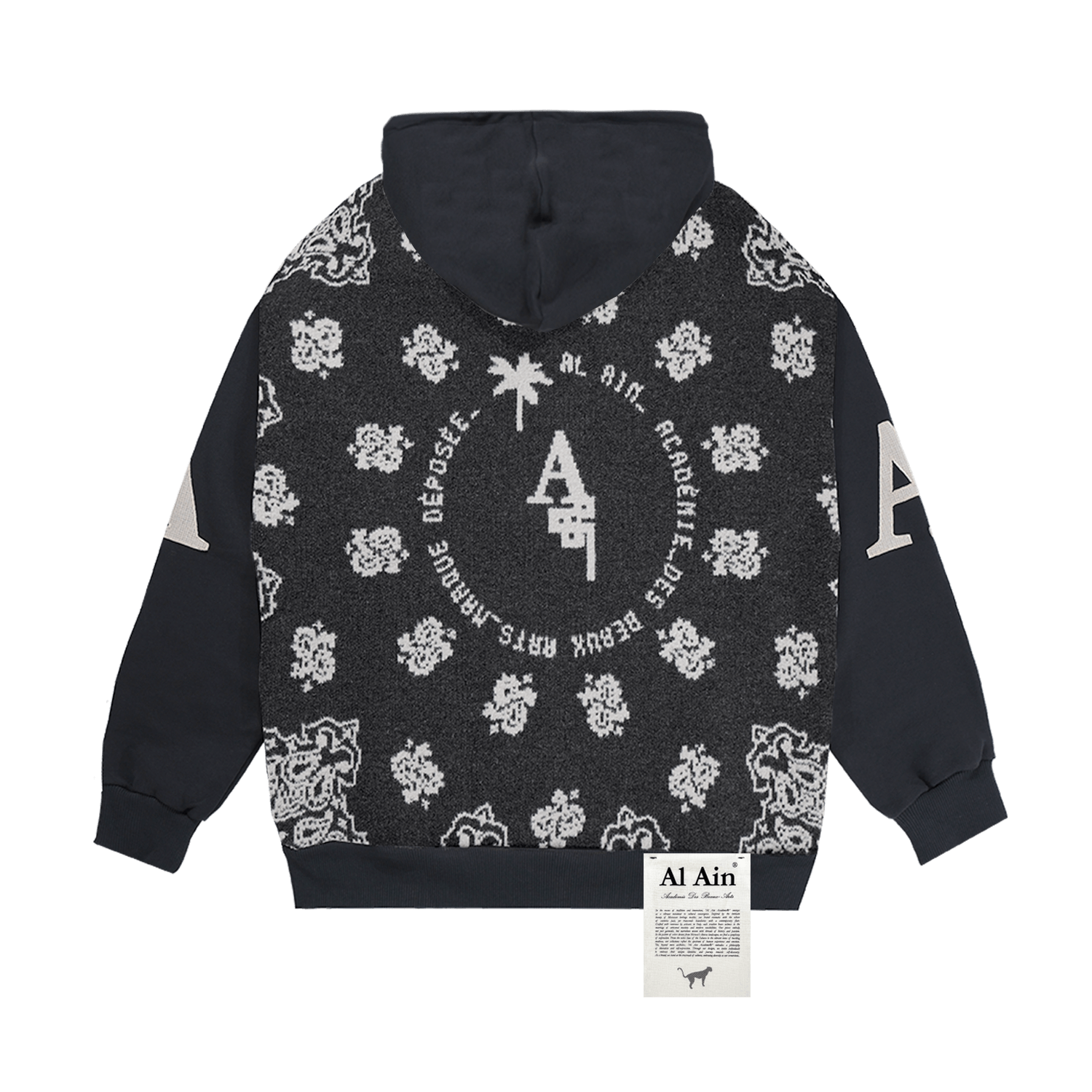 HOODIE ZIP ABANDANA_DOS EN LAINE - Al Ain Académie