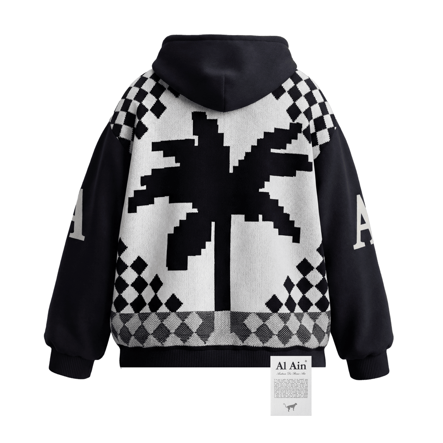 HOODIE ZIP KINZA_ ANTRAX - Al Ain Académie