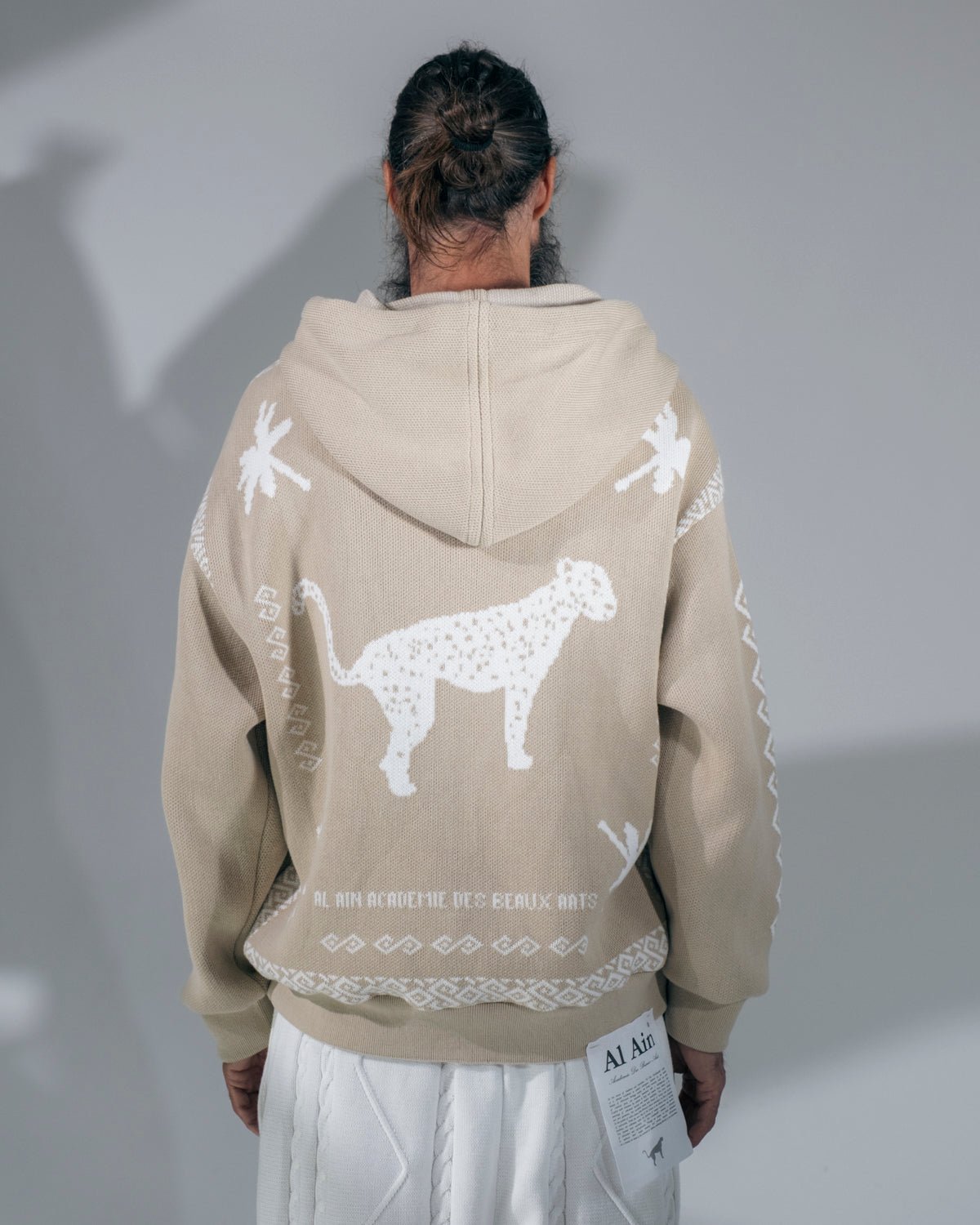 HOODIE ZIP LEOPARD /// TOUT EN COTON - Al Ain Académie