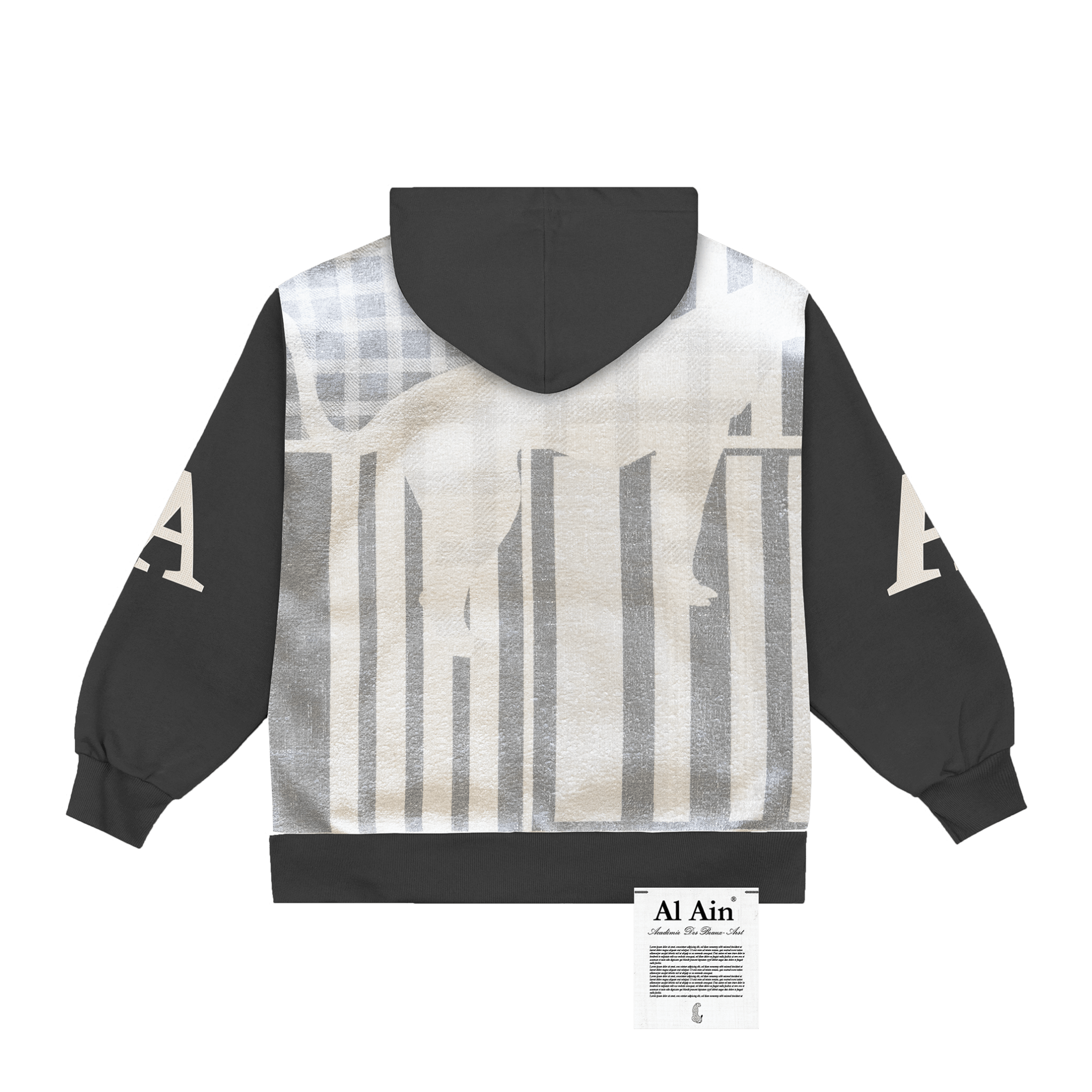 HOODIE ZIP NYLA_ANTRAX - Al Ain Académie