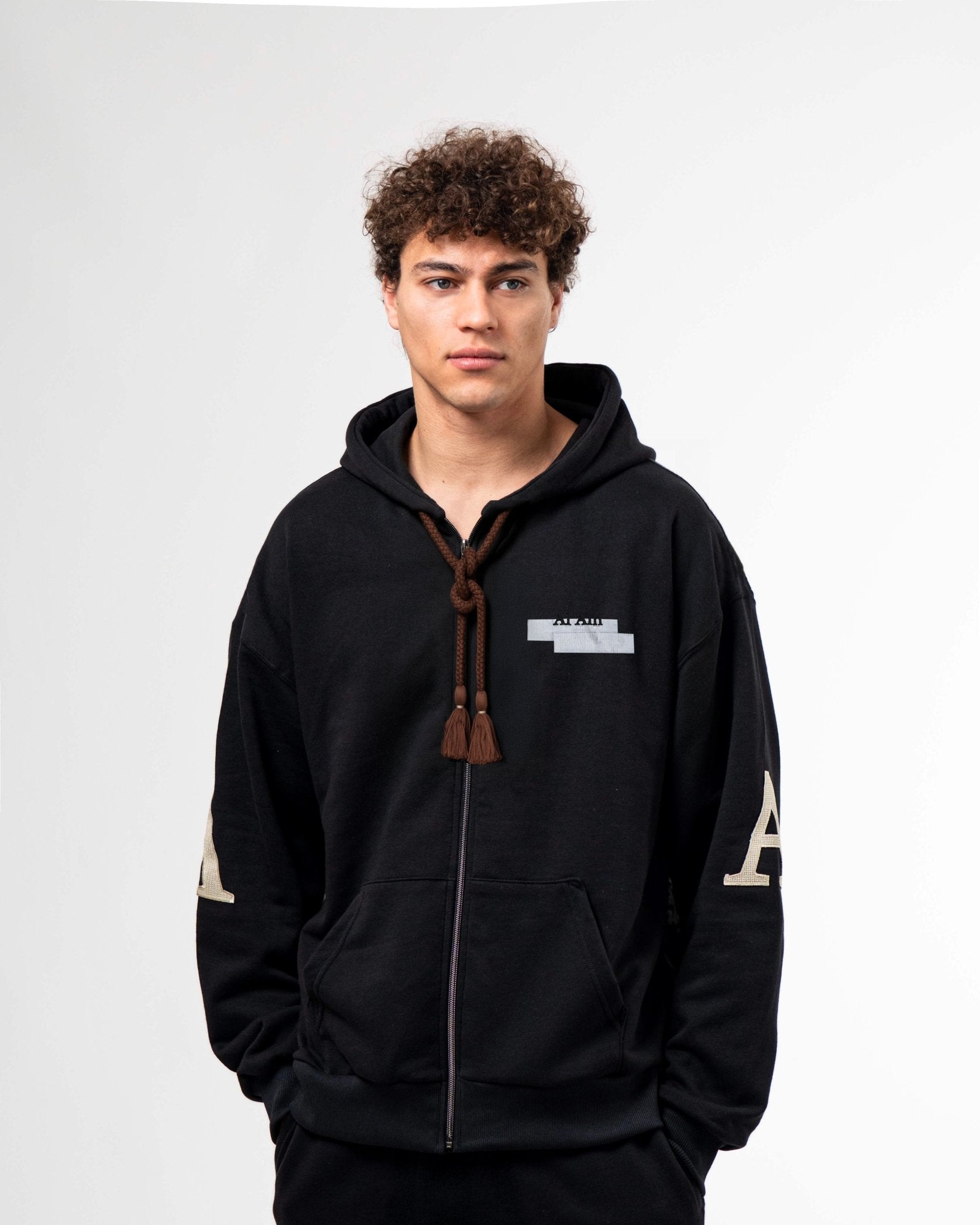 HOODIE ZIP NYLA_ANTRAX - Al Ain Académie