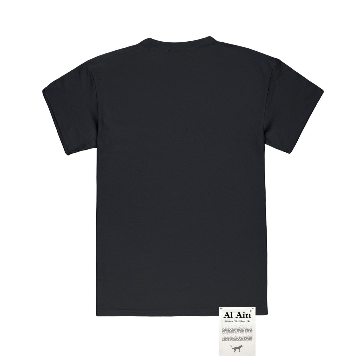 LOGO TAPE_TEE BLACK - Al Ain Académie