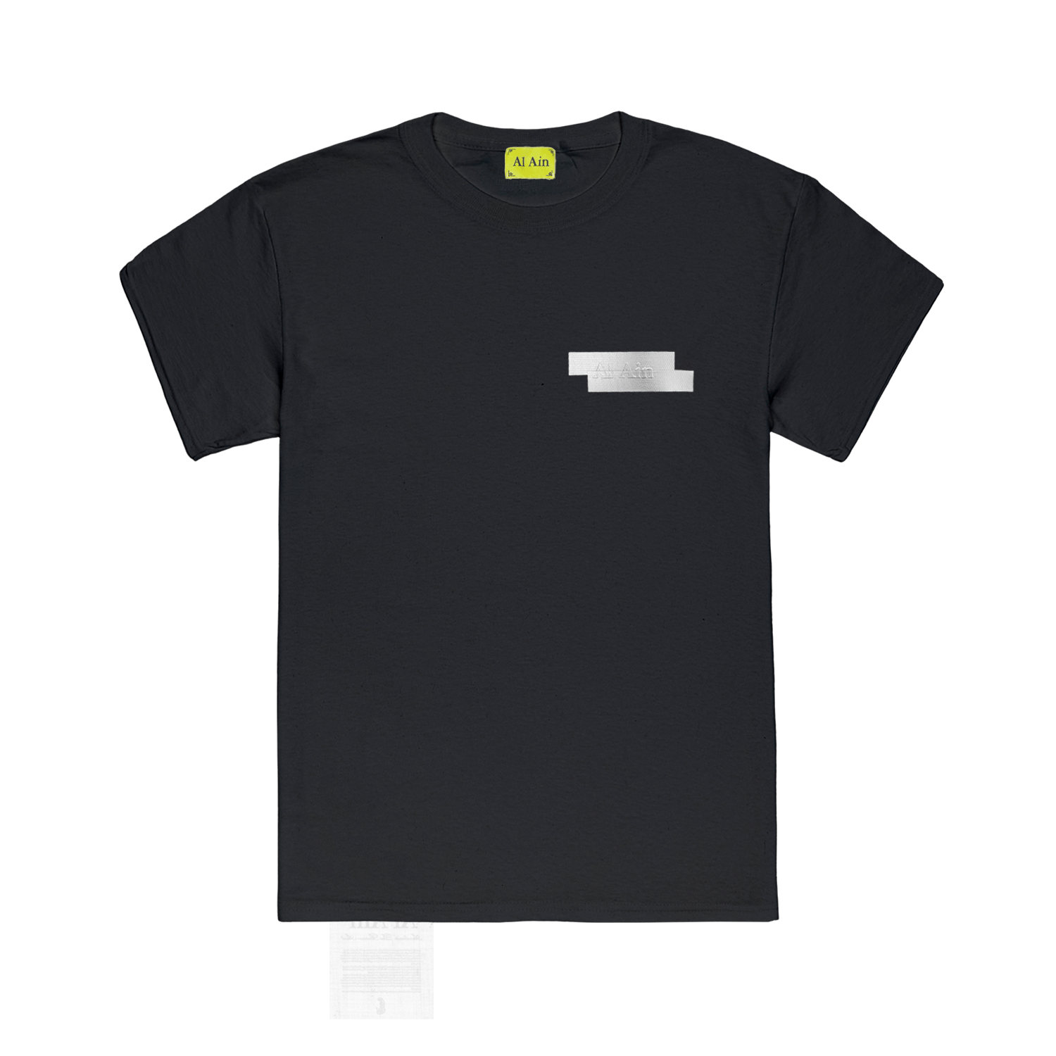 LOGO TAPE_TEE BLACK - Al Ain Académie