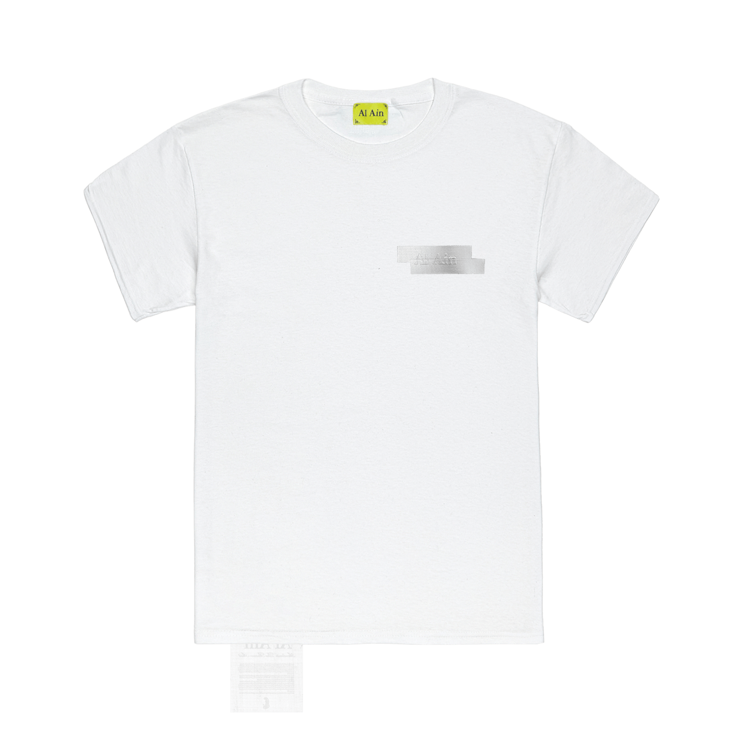 LOGO TAPE_TEE WHITE - Al Ain Académie